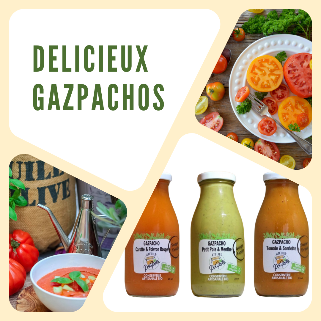 gaspachos bio - Atelier PotPote