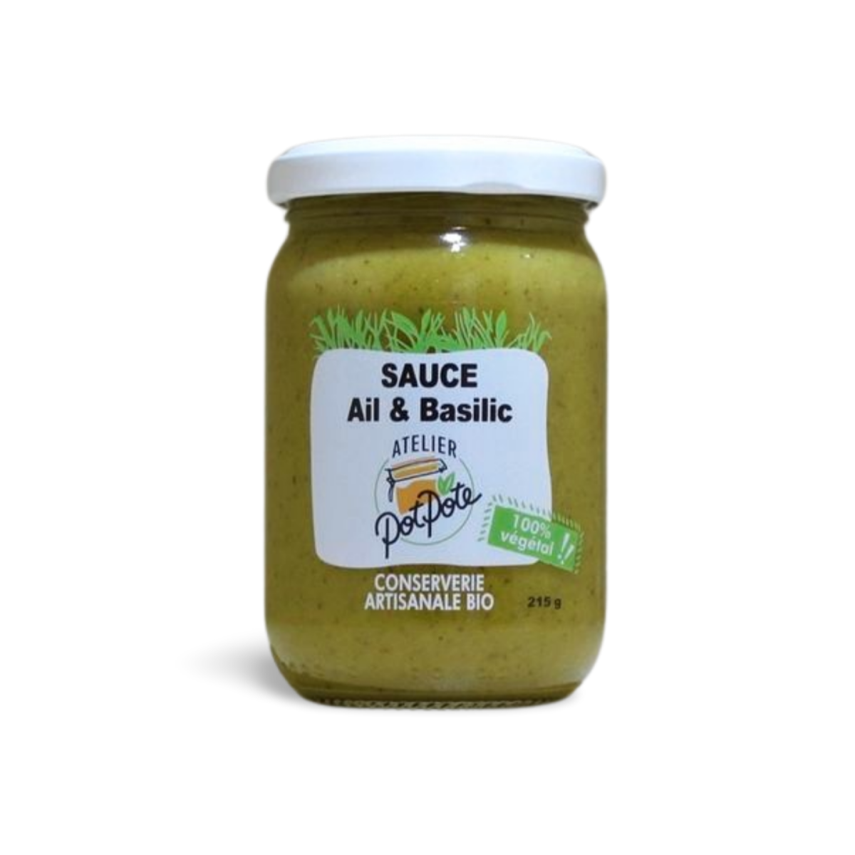 Sauce ail et basilic - Atelier Potpote