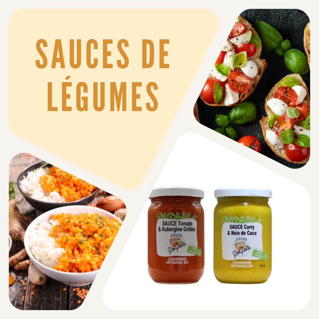sauce de légumes bio - Atelier PotPote