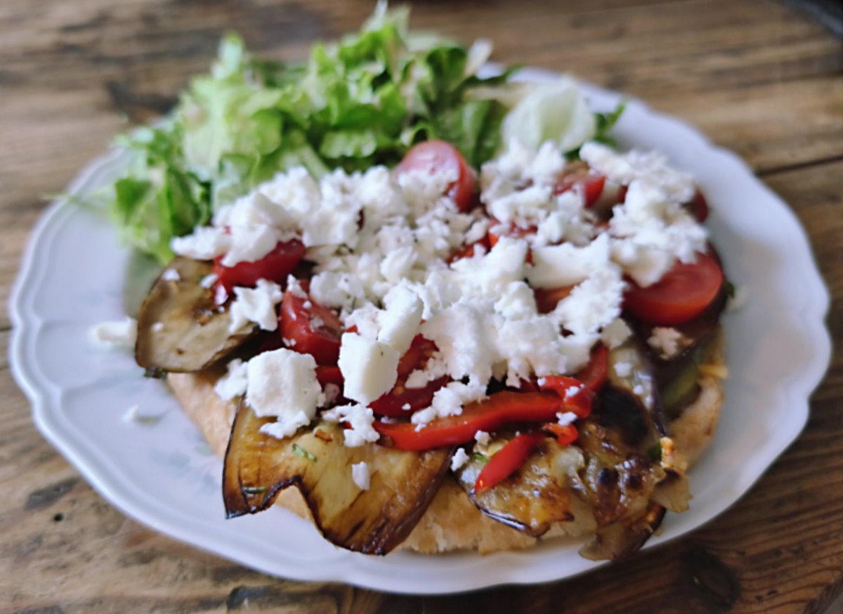 Tartine provençale à la sauce Tomate & Aubergine Grillée PotPote 